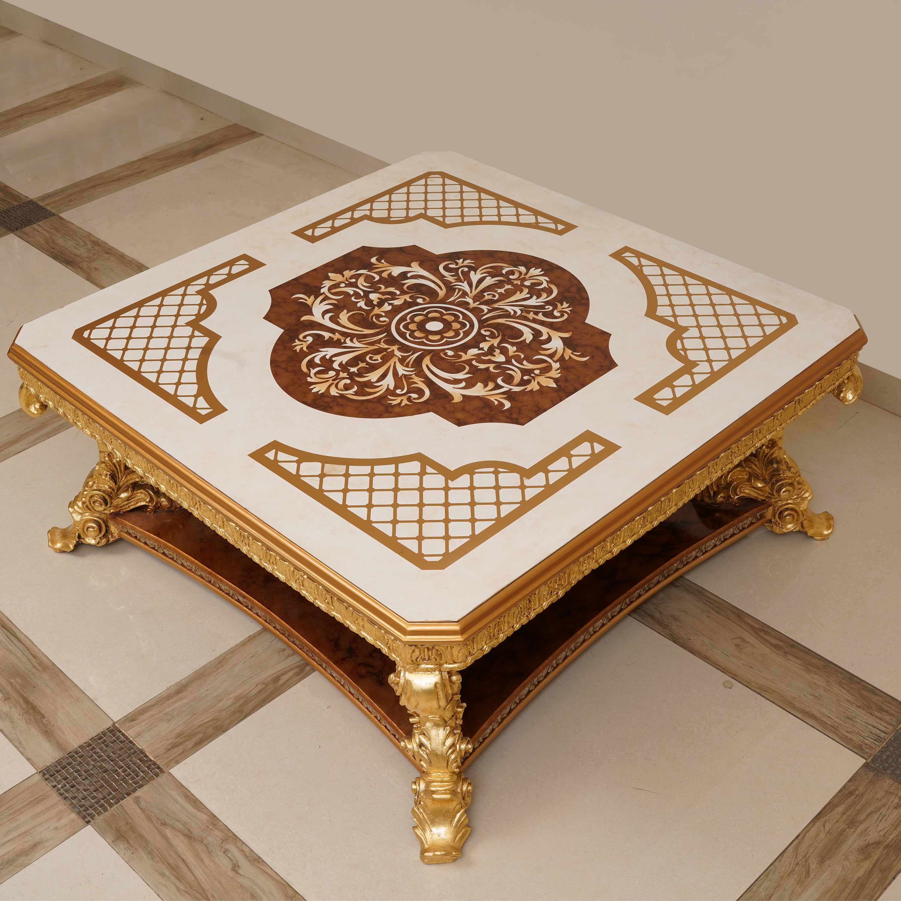 Luxurious Square Coffee Table