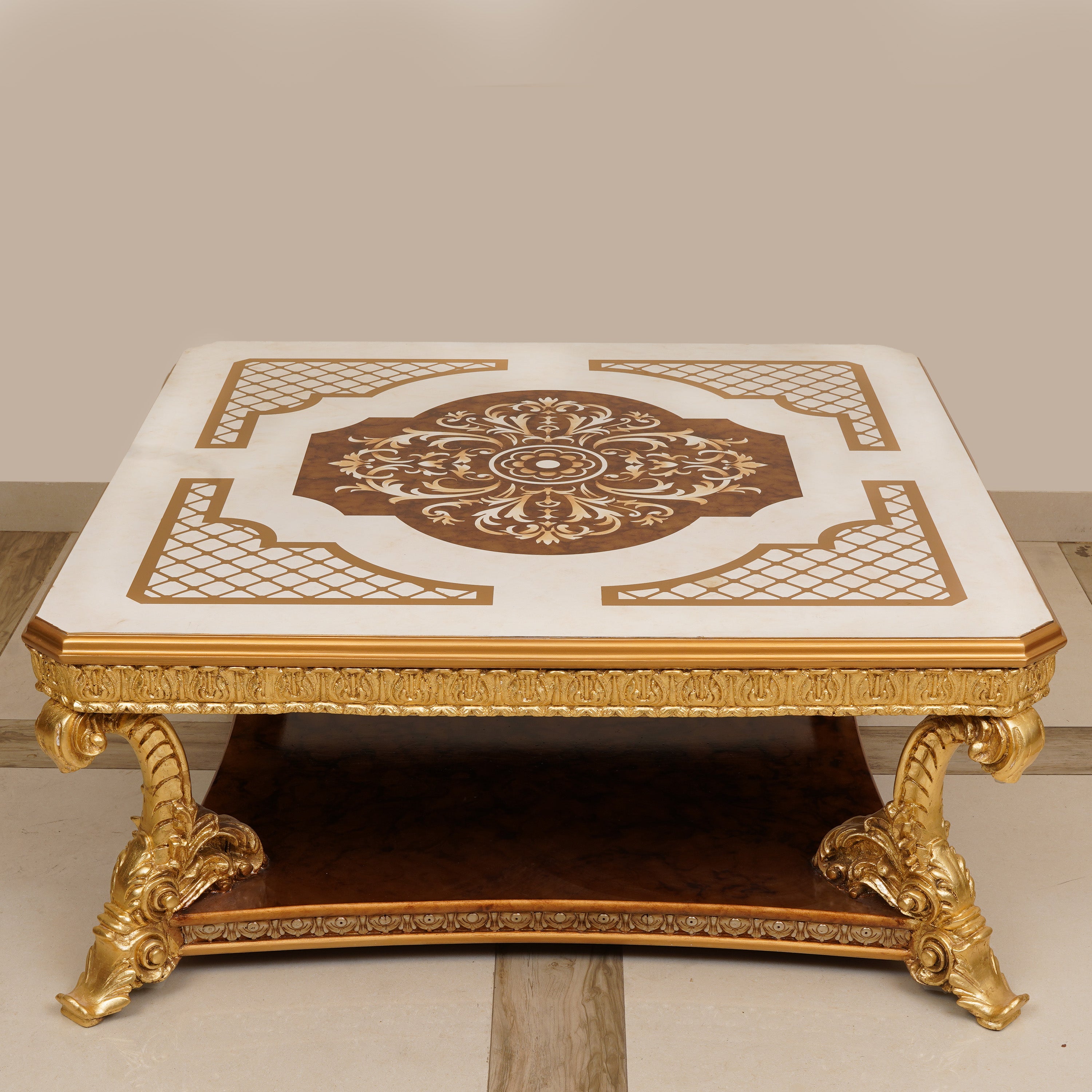 Luxurious Square Coffee Table